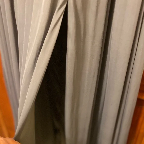 DAVIDS BRIDAL ONE SHOULDER LONG DRESS - Picture 7 of 13